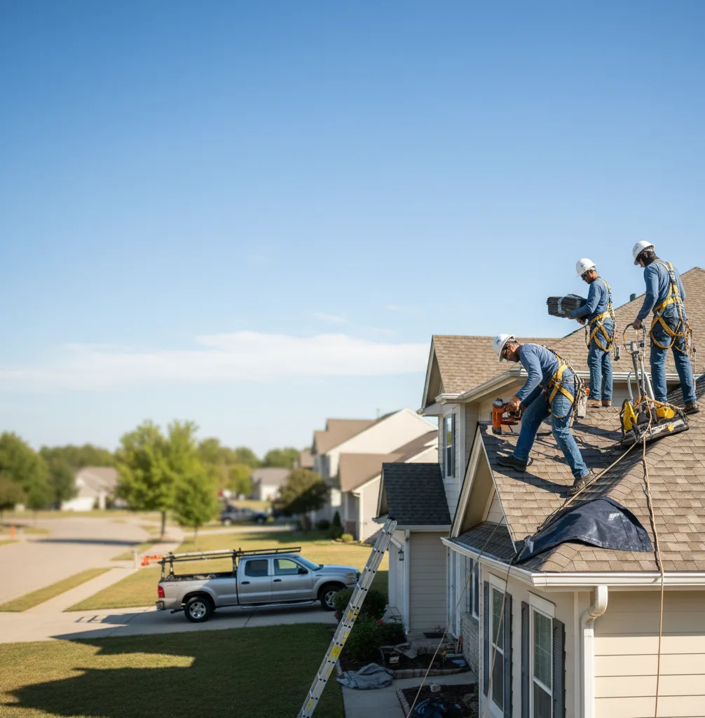 Roof Repair in Busby